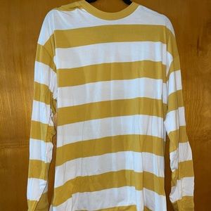 PacSun gold/white Long sleeve size L